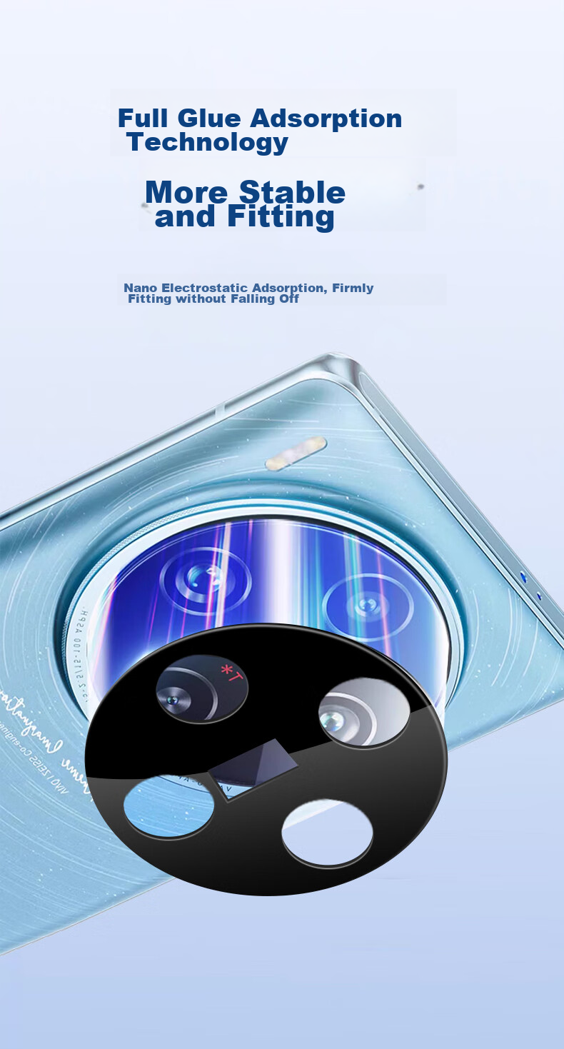 KOOLIFE Lens Protector for Vivo X100Pro And X100SPro, Rear Camera Protective Film, AR Anti-Reflective Ultra-Thin HD Wear-Resistant Scratch-Proof Dustproof Film 12