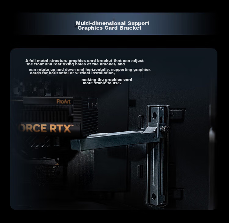 ASUS Chuangmeng 60 PA602 Walnut Art Edition Case, Powerful Cooling, Infrared Dust Detection, Tool-Free Disassembly And Assembly, Power Button Lock, PWM One-Button Setting 19