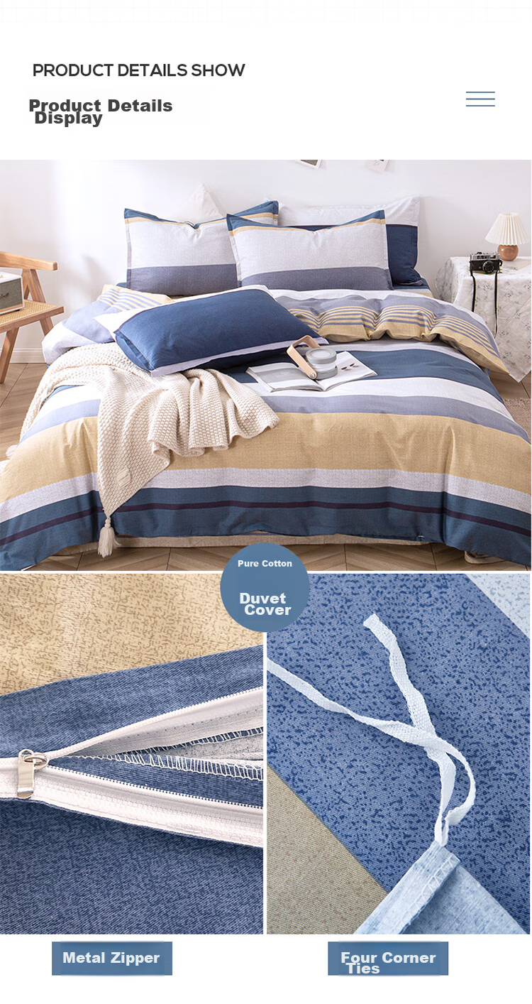 AVIVI Class A Duvet Cover, Single Piece, Pure Cotton, for Single Or Double Bed, Dormitory Use, All-Cotton Quilt Cover, Single Piece, Nordic Style, 220*240cm 5