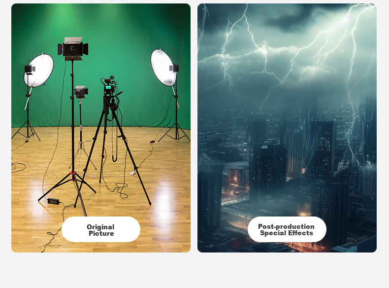 Hakutatz 2*3 Meter Green Photo Backdrop Cloth, Photography Portrait Film And TV Green Screen, Live Streaming Room Solid Color Background Wall Chroma Key Cloth, Fill Light Shooting Short Video Props Green Cloth Background Stand 5