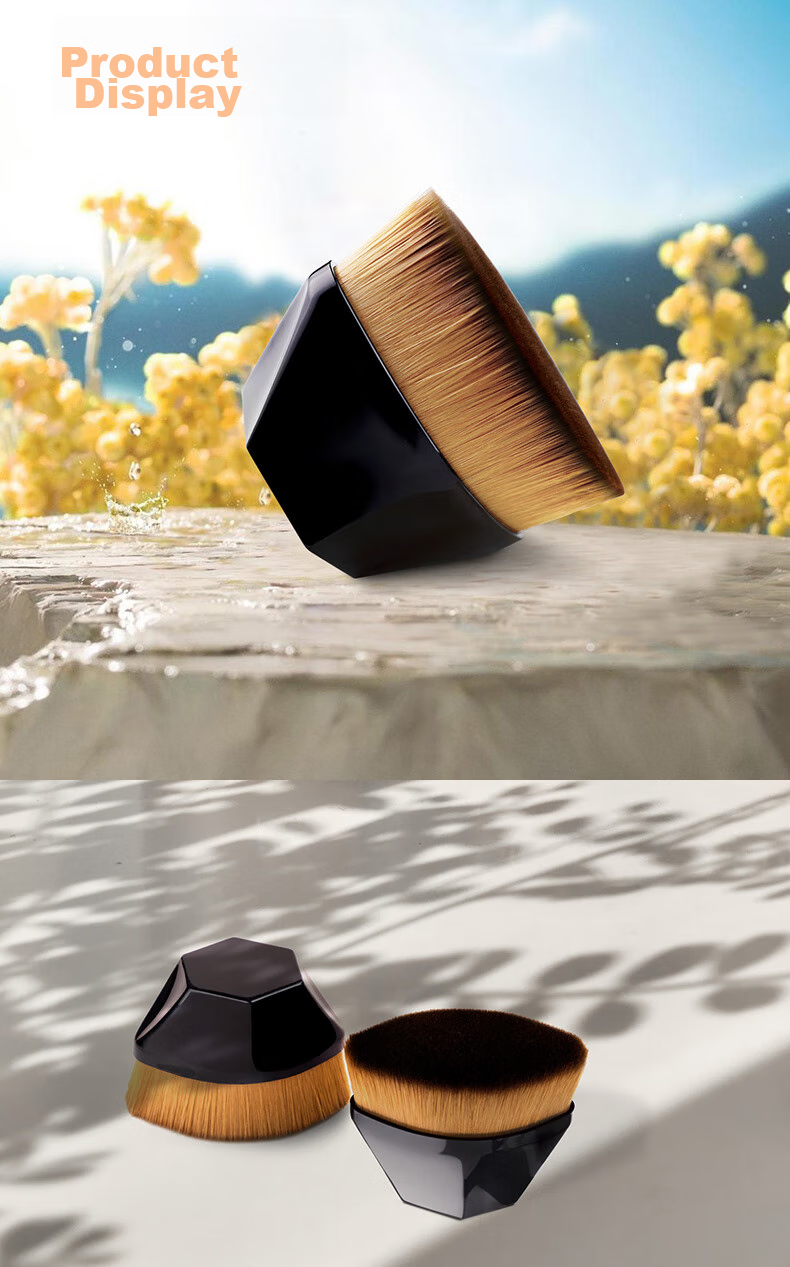 ILISYA No. 55 Magic Powder Foundation Brush, Flat-Top Makeup Brush, Seamless Makeup Brush 9