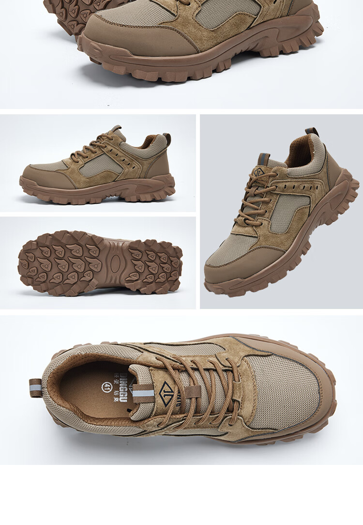 Dinggu Men's Labor Protection Shoes Gray Four-Season Anti-Smash Anti-Puncture Rubber Sole Comfortable JD1176hui37 13