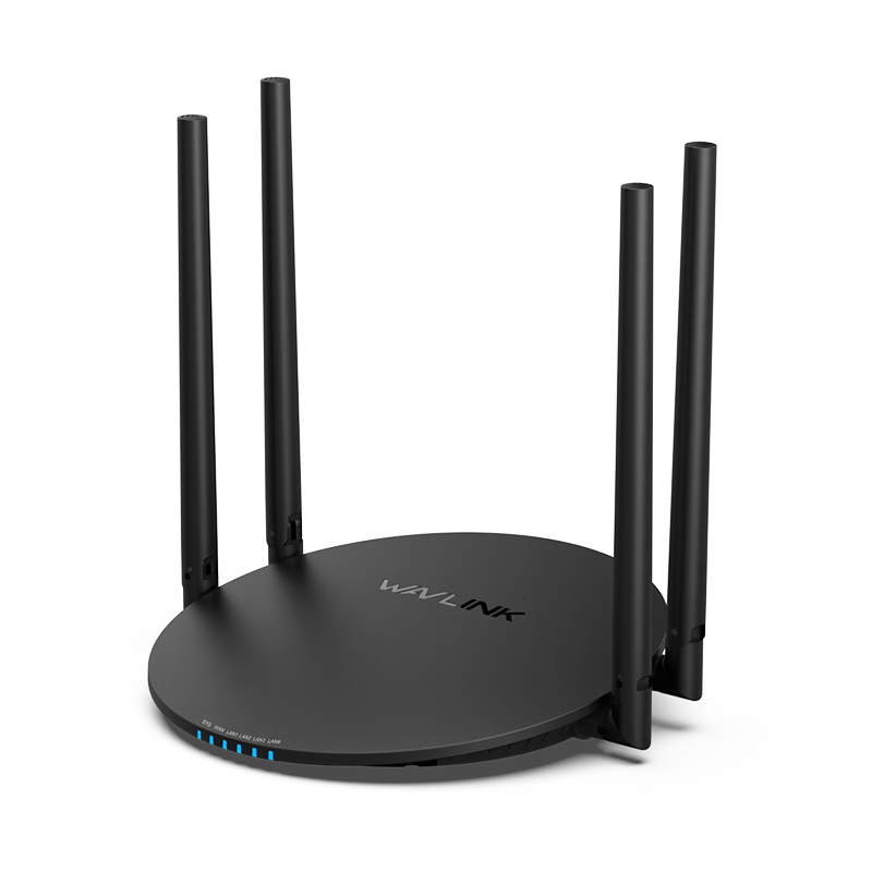 Wavlink Full Gigabit Wireless WiFi Router, AC1200M Dual-Band 5G High-Speed Wall-Penetrating Home Router, Full Gigabit Wired Port WiFi Gaming Router D2G