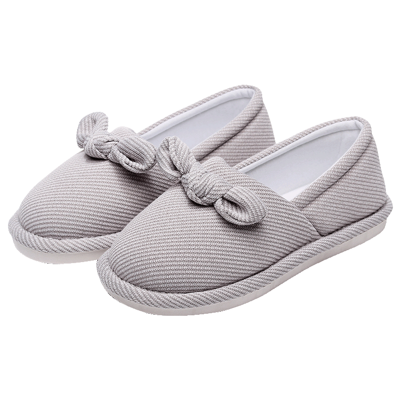 GUOLUOFEI Postpartum Soft-Soled Shoes, Spring And Summer Maternity Slippers with Heel, Butterfly Cotton Slippers for New Mothers at Home, Pink, Size 42-43