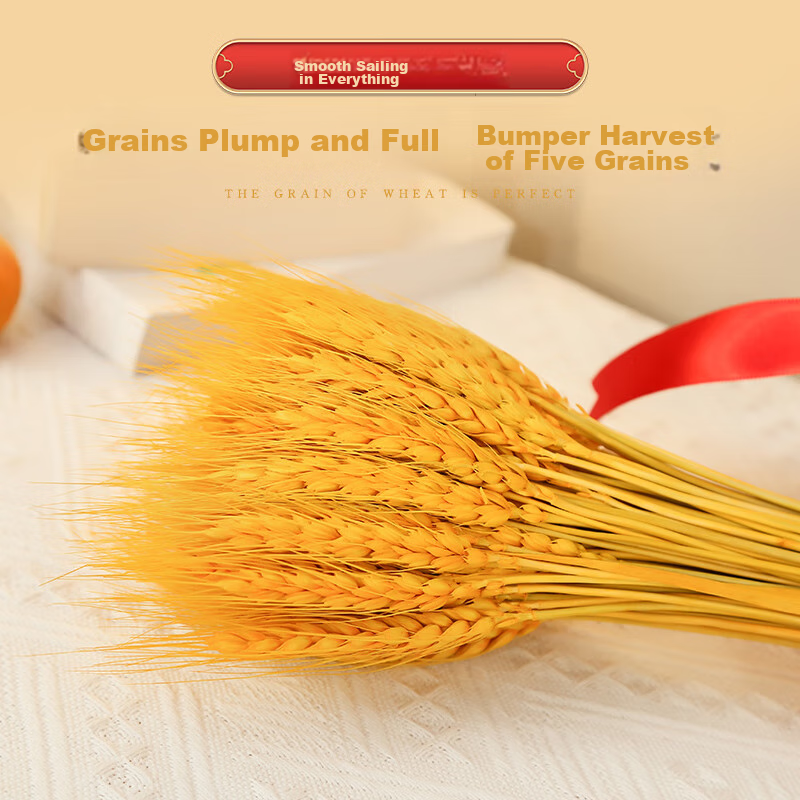 Jiamo Housewarming Decoration, Rice And Wheat Ear Ornaments, New Home Moving Supplies, New House Entrance Ceremony Decorations