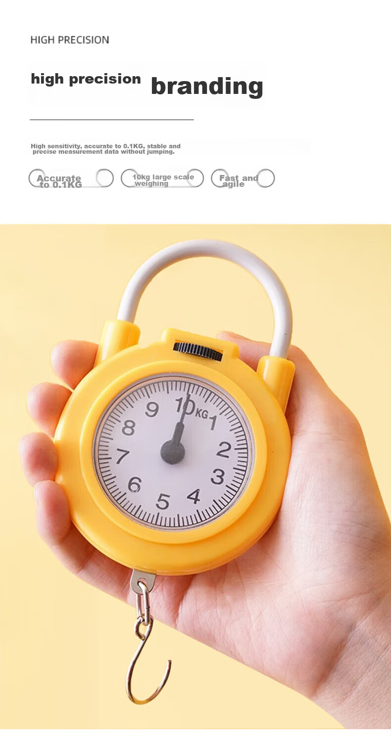 BJ Handheld Scale, Electronic Scale, Spring Hook Scale, Food Delivery Hanging Scale, Portable High-Precision Kitchen Scale, Luggage Scale 3