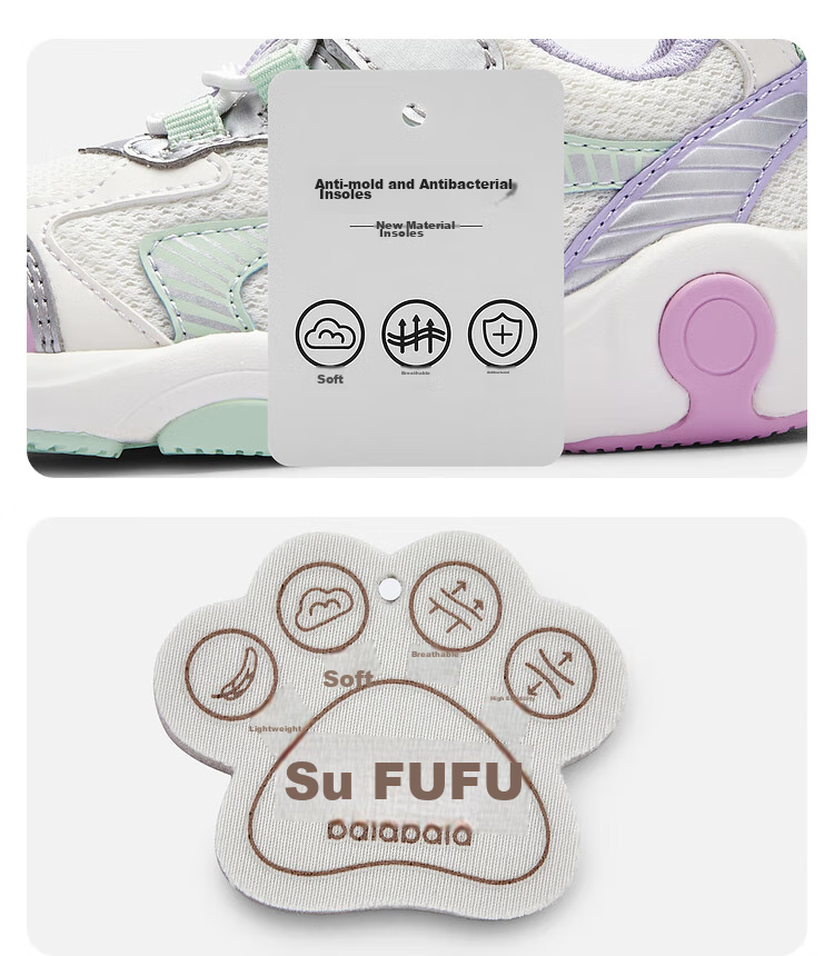 BALABALA Children's Shoes, Toddler Walking Shoes for Boys And Girls, Spring New Style Shoes, Non-Slip Comfortable Outdoor Footwear for Young Kids 14