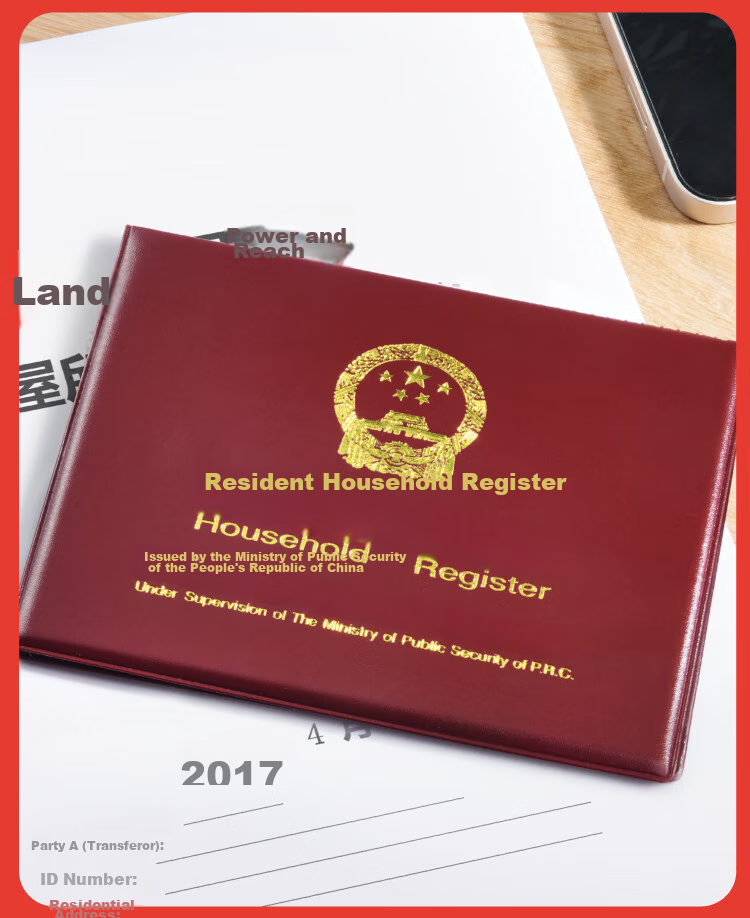 JONEVEE Household Register Cover, Resident Household Register Protective Cover, Document Case, Jujube Red Color ZWHK-04 (10 Insert Pages) 8