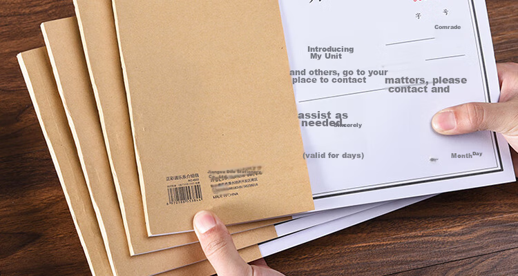 DiLe Premium Series Customized Recommendation Letters, Financial Documents, Office References, Company Introductions, 50 Sheets/book, 4503 (Pack of 5) 2
