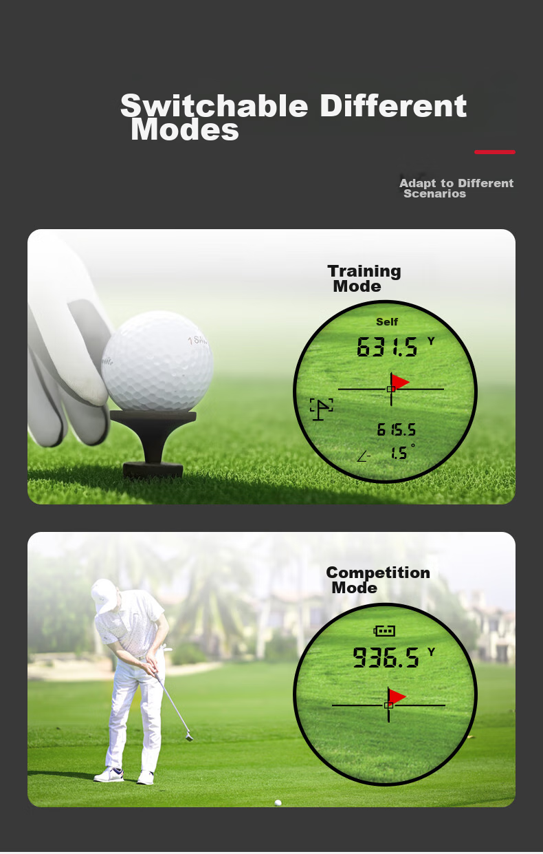 REVASRI Golf Rangefinder Binoculars Handheld Infrared Measuring Device Outdoor High-Precision Electronic Ruler MINI2 8