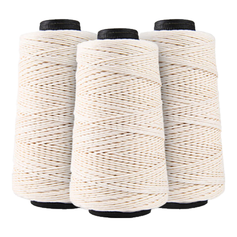 DOCON Handmade Accounting Voucher Binding Thread, 99% Cotton, Lapped And Wax-Coated Pagoda Thread, 3 Rolls, Financial Accounting Binding File Cover Consumables