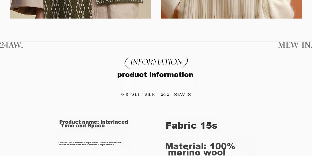 Wanshili WENSLI Pure Wool Scarf for Women, Gift for Elders, Warm Scarf, Holiday Gift Box Set, Interwoven Time And Space 15