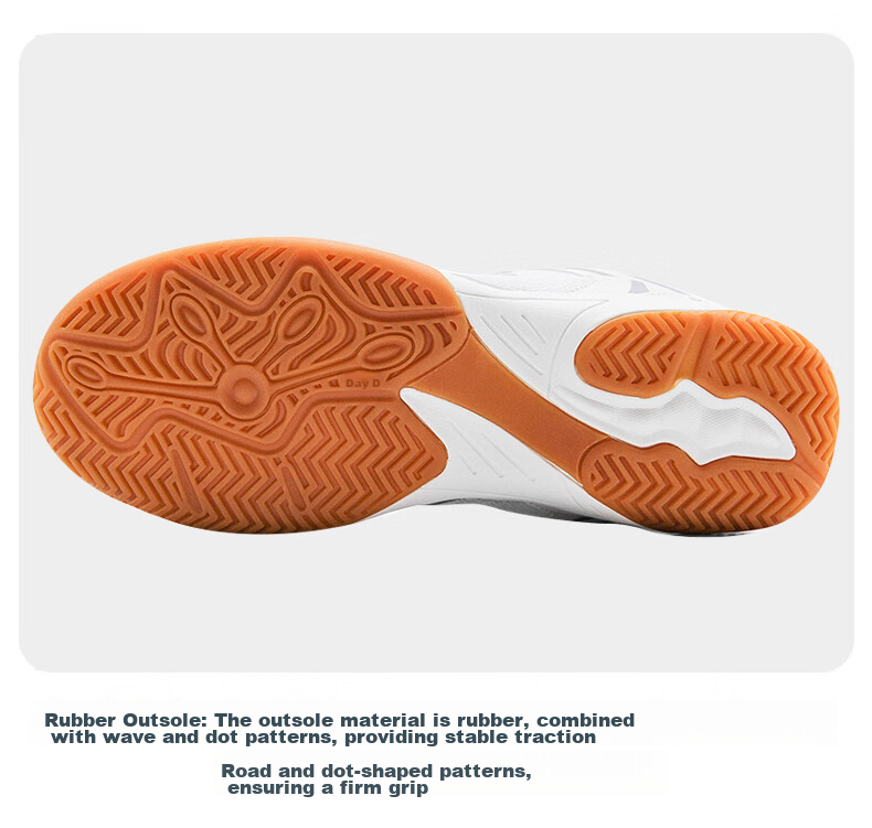 Shuangxingbate Low-Top Sports Table Tennis Badminton Tendon Sole Breathable Mesh Shoes for Men And Women, Couples' Casual Running Competition Training Shoes 12
