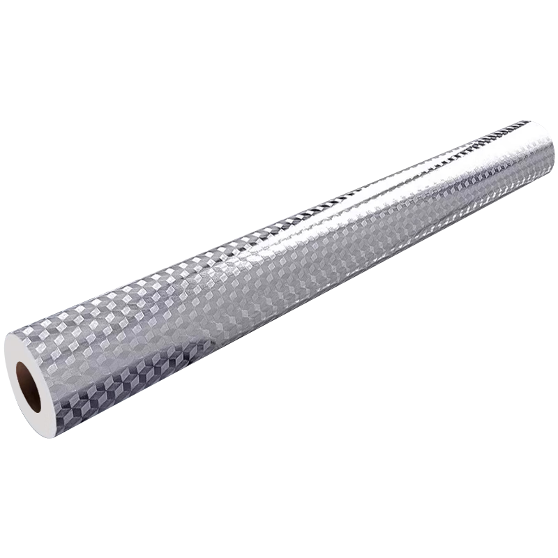 Modouyu Aluminum Foil Kitchen Oil-Proof Sticker, 0.6*5 Meters, Heat-Resistant, Cabinet Drawer Countertop Protective Film, Moisture-Proof Renovation Sticker