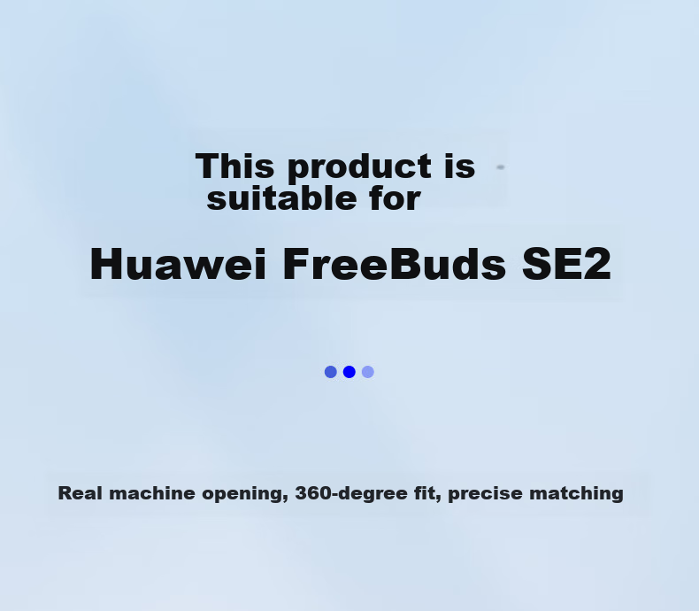 Earphone Protective Case, Suitable for Huawei FreeBuds SE 2/SE 3 Bluetooth Earphones, 4ANC Charging Case Storage Box, TPU Soft Shell Accessory, Shockproof, Transparent 3