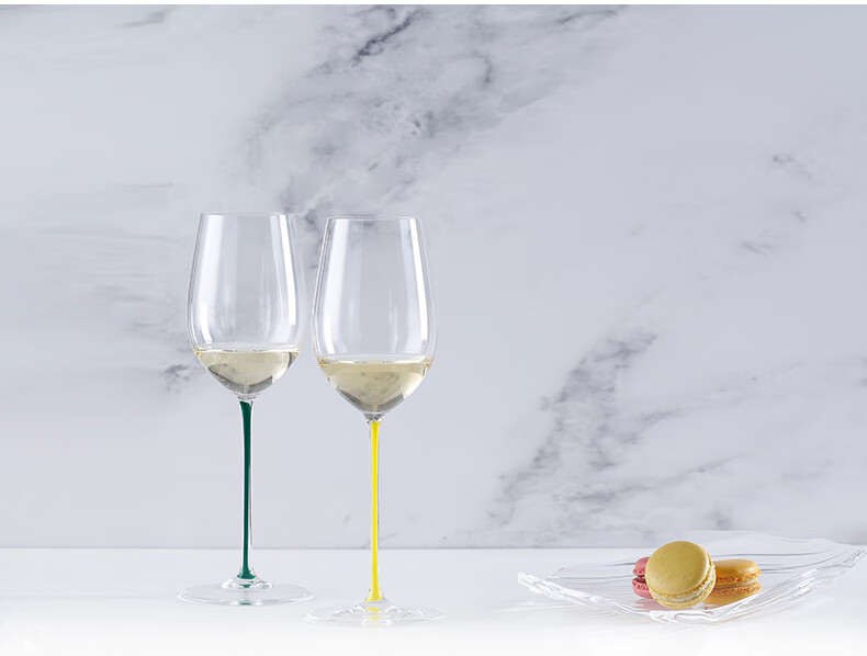 RIEDEL Wedding Gift Sparkling Riesling/Zinfandel Wine Glass Green Stem Handmade 395ml Single Piece 5