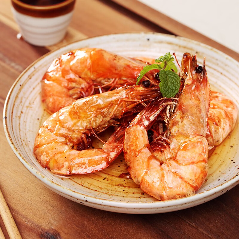 1号会员店（One's Member） 泰国活冻白对虾 海鲜水产 净重2斤 盒装 31-40只