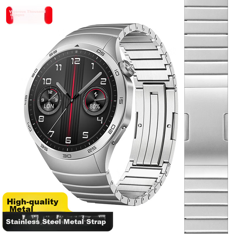 Weiqiantu [Chain Steel Strap] Suitable for Huawei GT7/GT6/GT5/Pro Watch Band, Compatible with Watch6/5/6pro/watch4pro, GT4/3 Non-Fen Dashi 2 Stainless Steel Watch Band