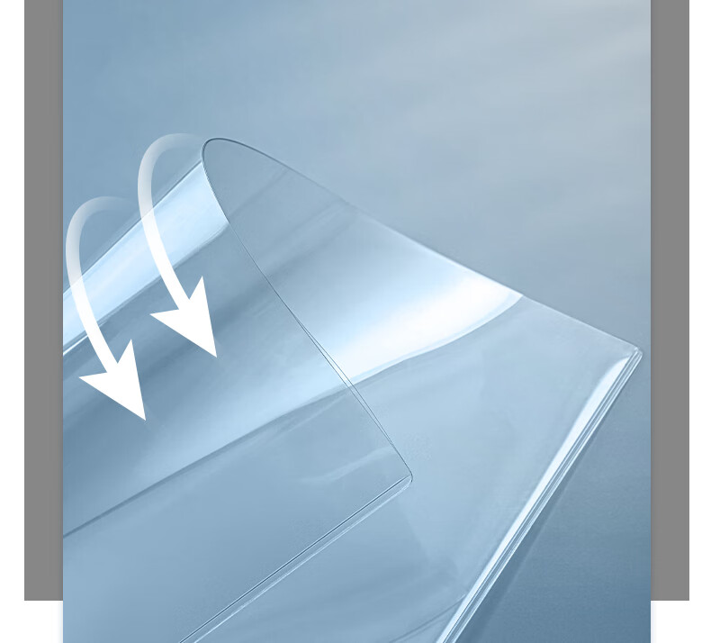 Deli A4 Transparent Hard Plastic Sleeve Card Holder Document Cover Display Frame PVC ID Plastic Cover Paper Protector Material Display Bag 5806 6