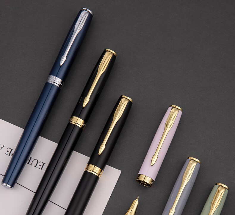 HERO Fountain Pen E609 Iridium Daily Writing Business Calligraphy Practice for Third Grade Elementary And Middle School Students, Men And Women Ink Pen, Shining Black, Deluxe Edition, F Fine Nib 8
