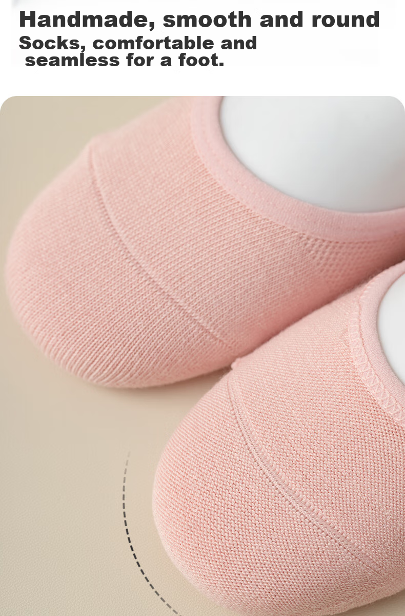 Ziyouxi Yoga Socks for Women, Professional Sports Fitness Non-Slip Socks, Pilates Mesh Breathable Seamless Anti-Pilling Boat Socks for Spring And Summer 12