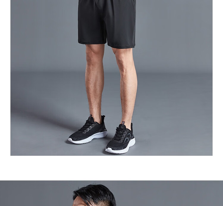 Fandimu Men's Sports Short-Sleeve T-Shirt, Fitness Tight-Fitting Quick-Dry Breathable Training Running Shirt, Black with Contrasting Lines, Size M 23