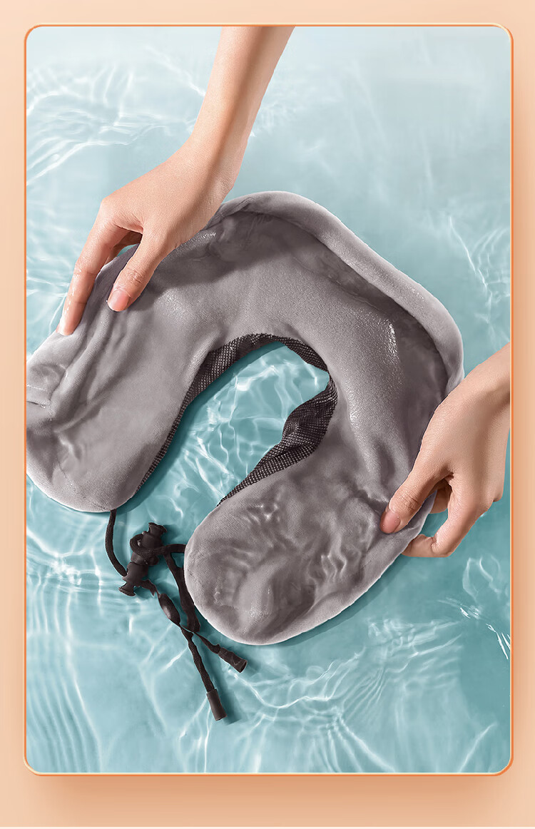 Mixiaoshu U-Shaped Pillow, Nap Pillow, Sleeping Cervical Pillow, Specialized Memory Foam Neck Support Pillow, for Car, Airplane Travel, Nap 16