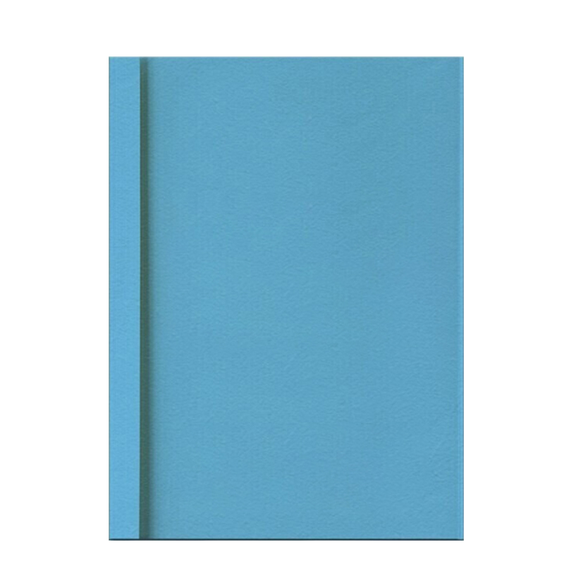 Kelang Xingsheng KL-FT35 Hot Melt Binding Cover A4 Hot Melt Binding Machine Transparent Cover Plastic Folder 3mm Dark Blue [20 Pieces]