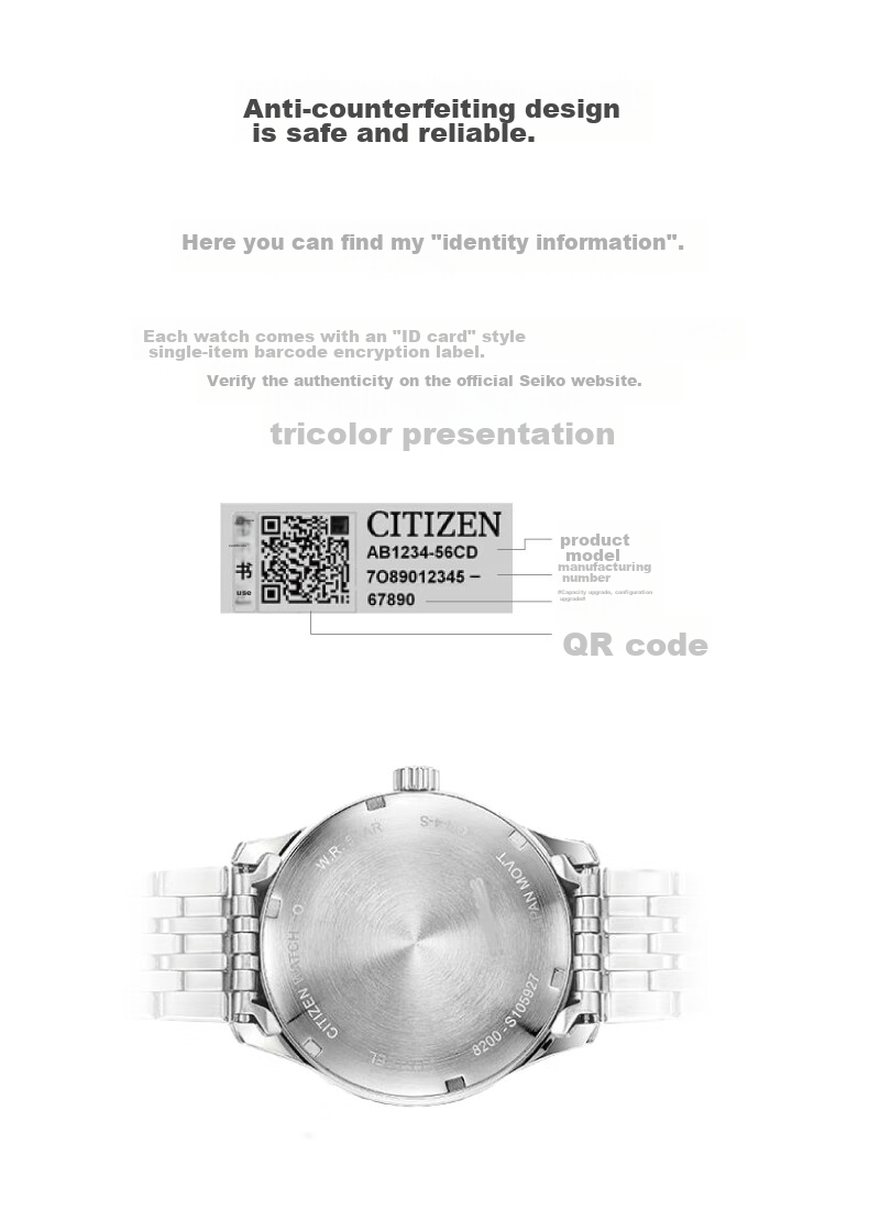 CITIZEN Watch for Men, Japanese And Korean Style, Automatic Mechanical Movement, Date Display, Steel Strap, Business Style, Gift for Boyfriend, NH8350-59E 8