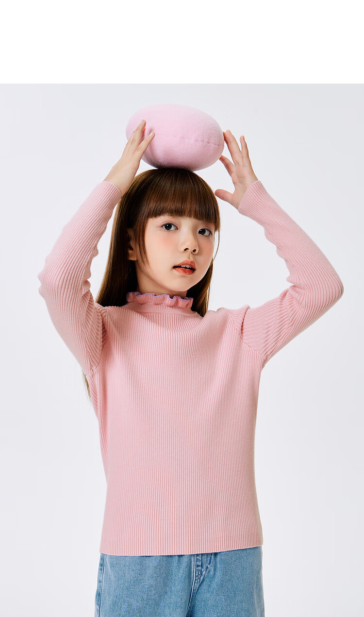 BALABALA Balaone Kids Sweater Boys 2025 Spring Autumn Knitwear Girls Parent-Child Pullover 208325103201 12