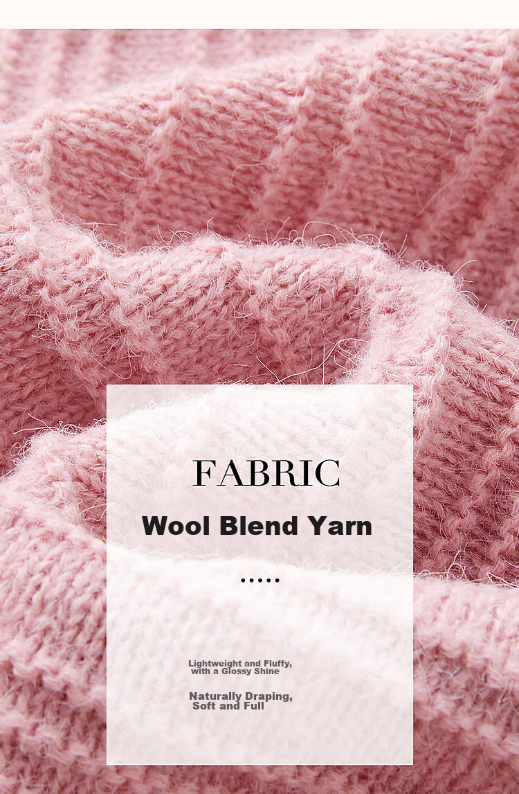Dme [Mijingqingshu] Spring And Autumn Simple Style Sweater with Wool, Commuter Pullover Round Neck, Concealing Comfortable Knit Top for Wome 9