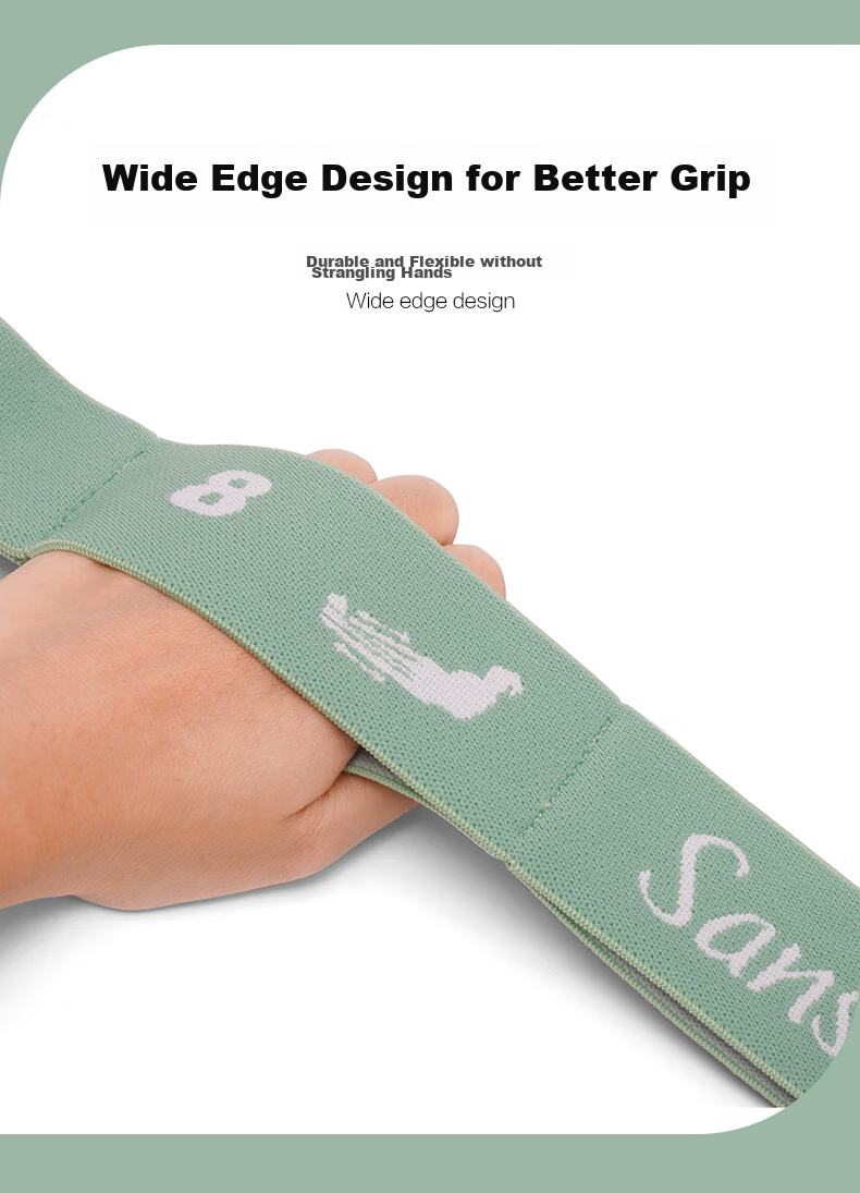 Sansha Children's Dance Elastic Band, Numbered Grid Resistance Band, Ballet Practice And Yoga Stretching Band for Adults, Purple, 11 Grids 3