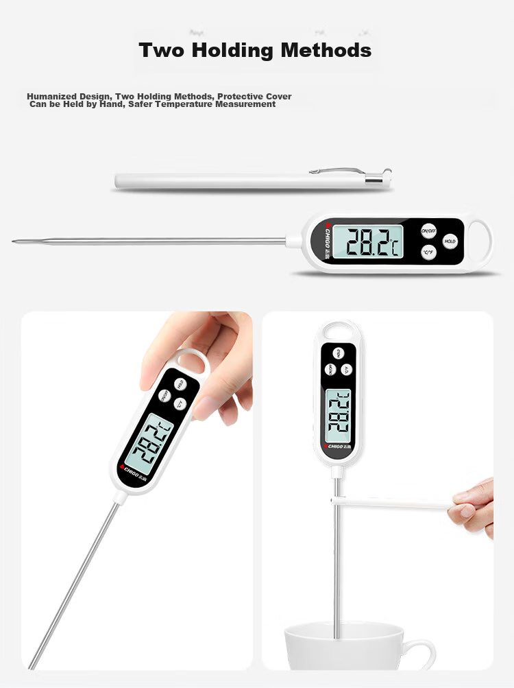 CHIGO Food Thermometer for Home And Commercial Use, Baking Temperature Gauge, Baby Milk Thermometer, Bath Water Temperature Meter ZG-8020 7