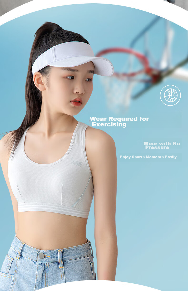 FitonTon Girls' Underwear, Student Bra, Puberty Training Bra, Sports Bra for Teenage Girls, Big Kids' And Children's Underwear 7