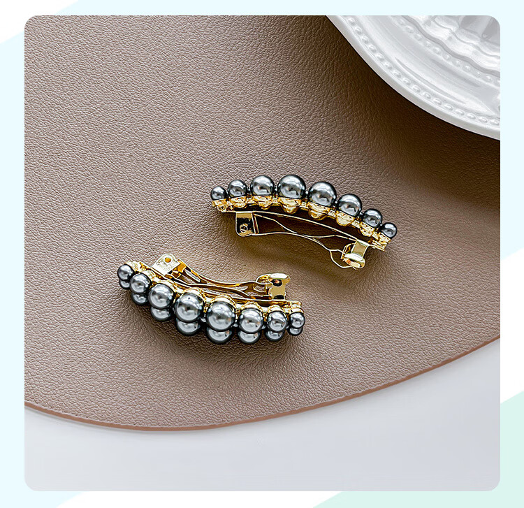 CHIMERA 2 Pieces Elegant Hair Clips, Spring Clips, Ponytail Clips, Half-Up Clips, Barrettes, Side Hair Accessories, Birthday Gift for Wome 37