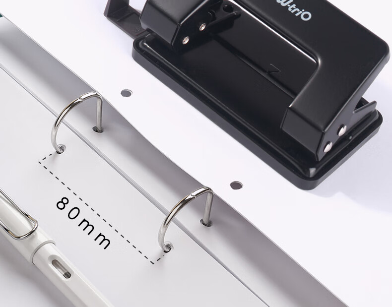 KW-TriO Transparent A4 Four-Hole Loose-Leaf File Folder, Loose-Leaf Cover Document Folder, Compatible with Hole Puncher [Random Old Or New Version] 4