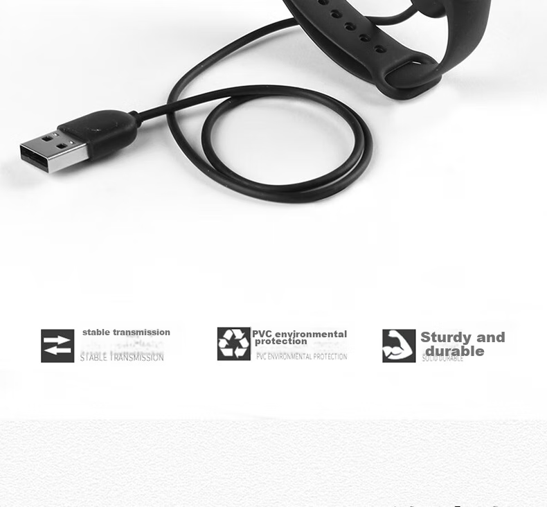 Chaofan Compatible Charging Cable for Xiaomi Band 7/7NFC/6/6NFC/5/5NFC Smart Band, Fitness Tracker, Magnetic Data Cable And Power Cord 4