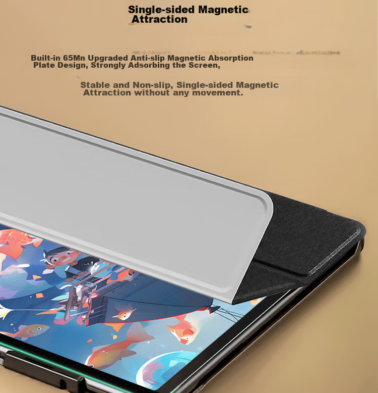 ESCASE Magnetic Paper Film for IPad 9/8/7, 10.2-Inch Apple Tablet Detachable Kent Film, Anti-Fingerprint, Shockproof Drawing Film [Reusable] 6