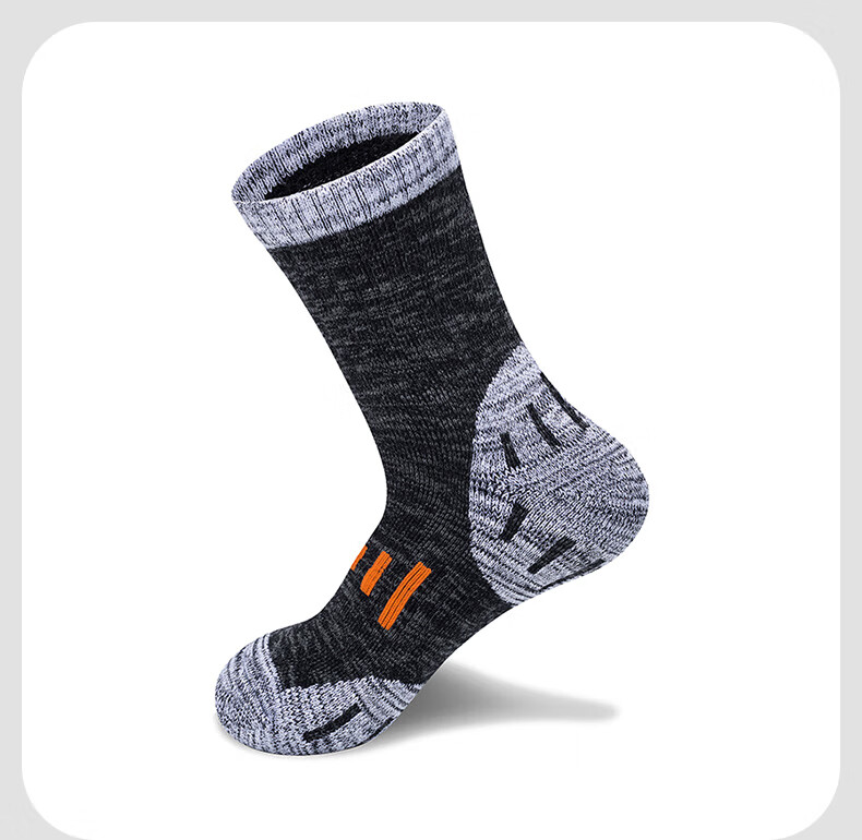 TFO 5th Generation Hiking Socks Durable Outdoor Mountaineering Running Sports Socks B2202474 Men's Dark Blue M 5