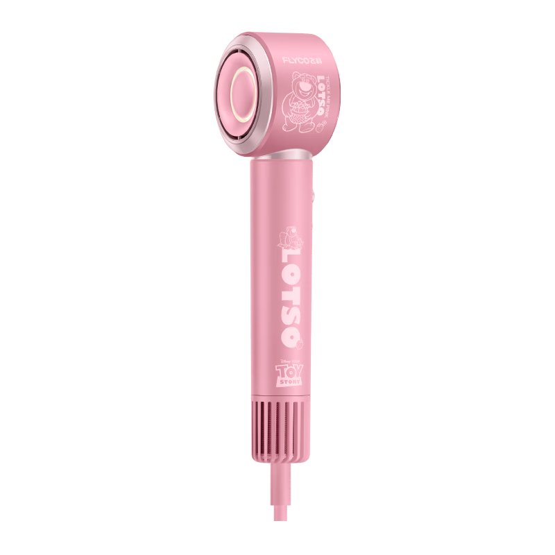 FLYCO [Recommended by Wang Yibo], High-Speed Hair Dryer for Home And Dorm Use, Negative Ion Hair Protection, Portable Holiday Gift, Strawberry Bear Co-Branded Hair Dryer FH6372