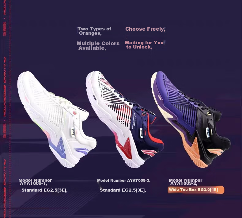 Li-Ning Badminton Shoes, Thunder PRO, Unisex Lightweight High Rebound Competition Shoes, AYAT009-1 5