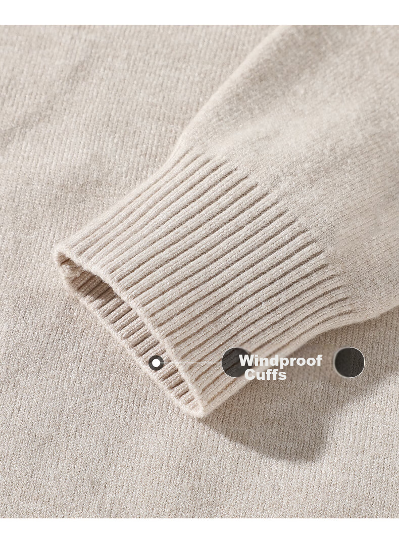 Warrior Round Neck Sweater for Men, Autumn And Winter Solid Color Warm Heavy Knit Pullover, Thick Inner Layer Base Shirt YD 16