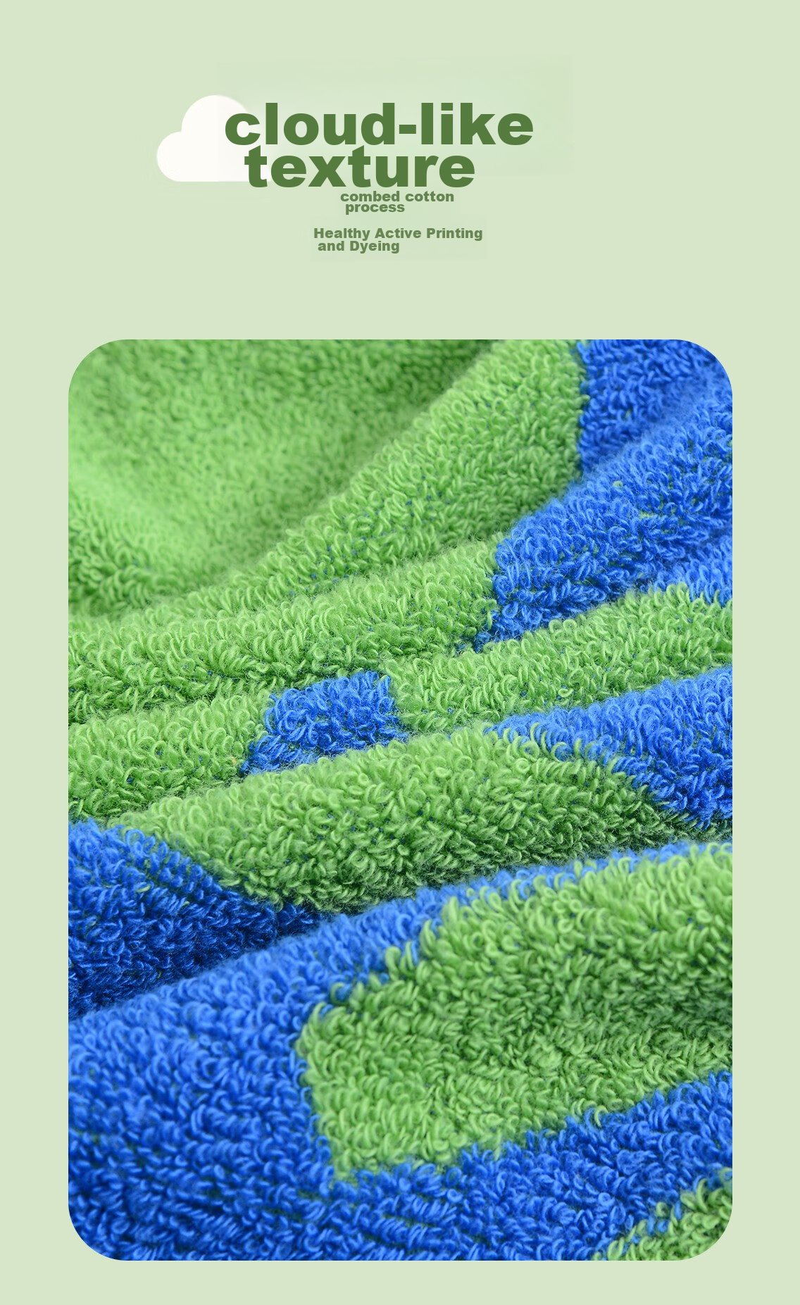 Grace Pure Cotton Baby And Toddler Antibacterial Class A Bath Towel, Cartoon All-Cotton Odorless Sports Absorbent Towel for Older Children, Gree 4