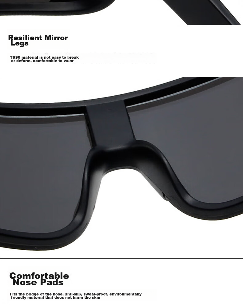 FESETE Cycling Sunglasses, Mountain Climbing Goggles, Mountain Biking Protective Sunglasses, Windproof, Dustproof, Splash-Resistant, for School 15