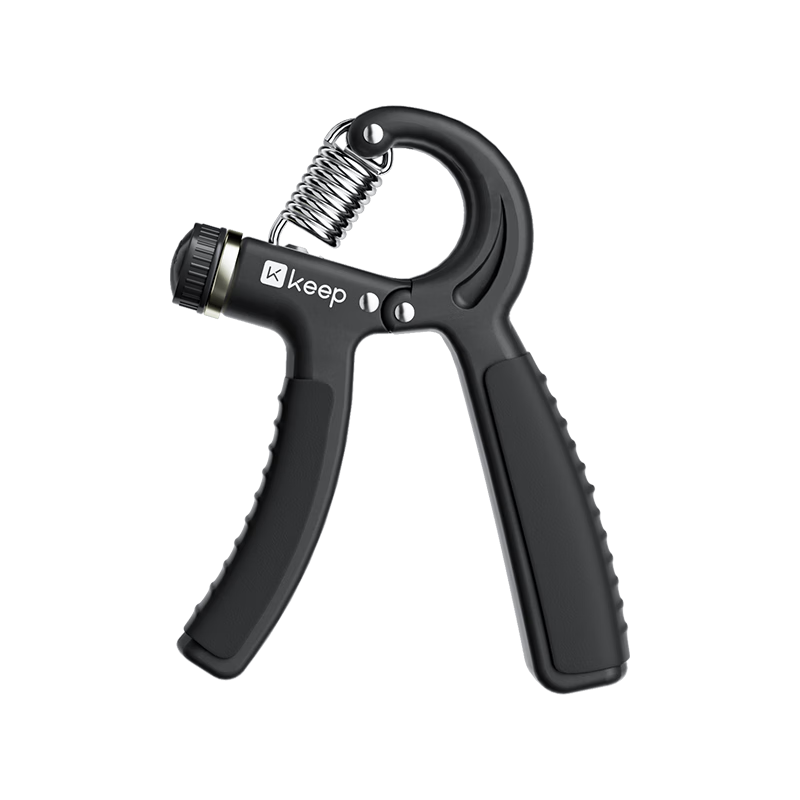 Keep Adjustable Grip Strengthener, Hand Exerciser for Men's Rehabilitation, Wrist Ball for Children's Arm Training Exercise, Black