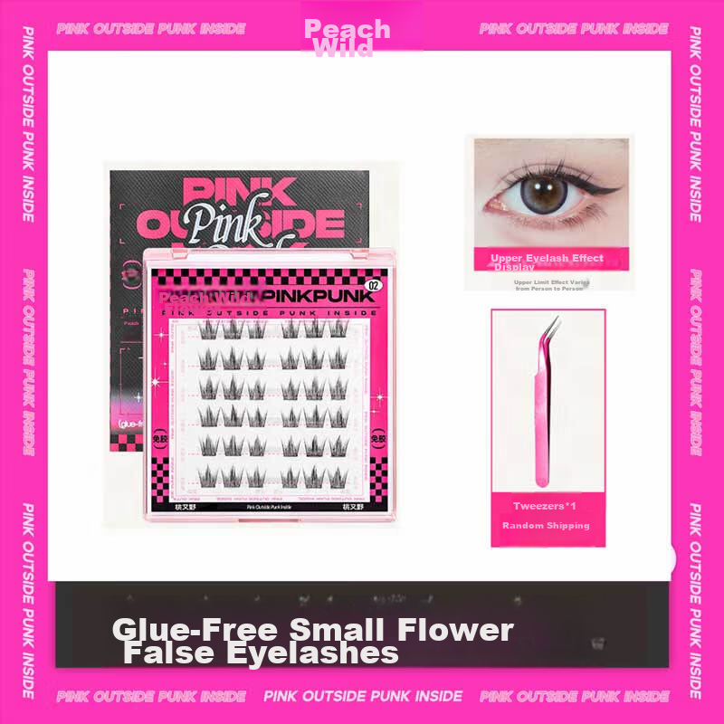Arrebol False Eyelashes for Women, Natural-Looking, No Glue Required, Lazy Person's Lashes, Long And Curled, Beginner-Friendly, Gift for Girls