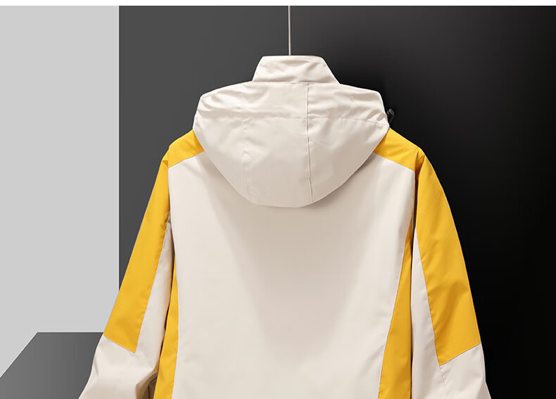 JEEP SPIRIT Men's Windbreaker Jacket for Spring, Autumn And Winter Three-In Outdoor Sports Coat Black And White Color Size L 12