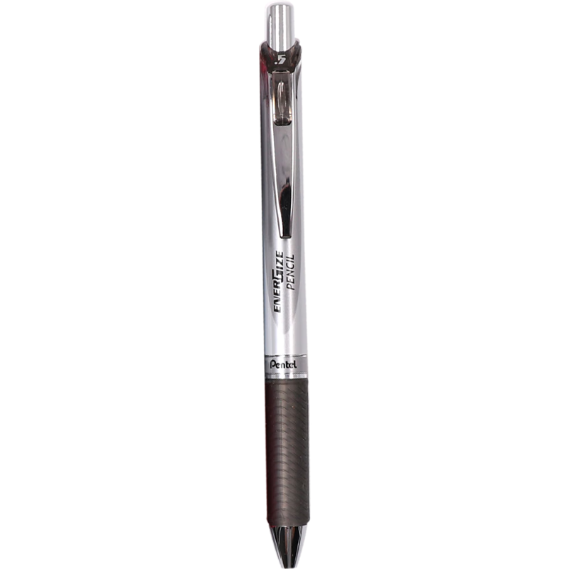 Pentel PL75 Mechanical Pencil, 0.5mm Lead, Break-Resistant, for Students' Drawing And Exams, Specialized Mechanical Pencil with Eraser, Black, Single Pack