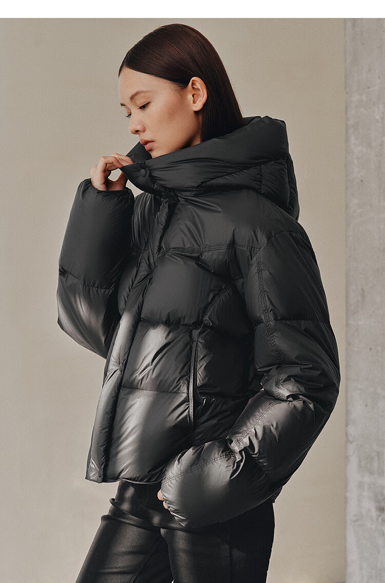 Taipingniao Women's down Jacket with Hood, Puffer Winter Warm Coat, Pink Short Style, XS 23