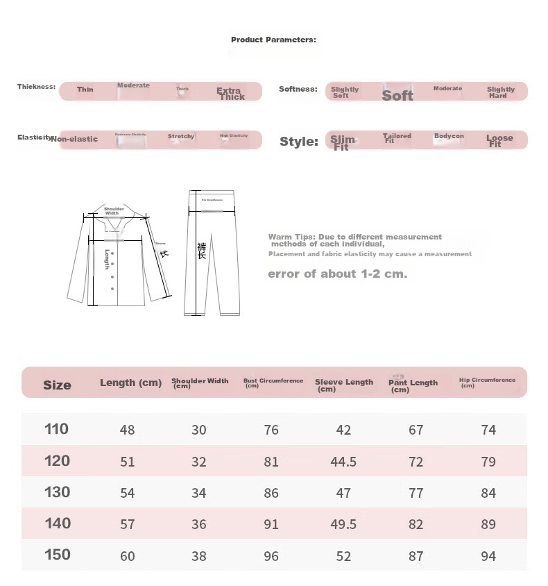 Fenteng Children's Pajamas, Girls' Sleepwear, Fawn Velvet Lapel, Comfortable Embroidered Girls' Pajamas, Loungewear, Q9984741074 6